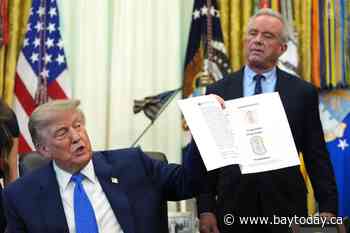 Trump signs executive order calling for spacing out childhood shots