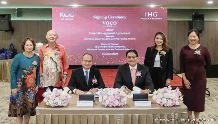 IHG expands voco hotels to Muar, Malaysia
