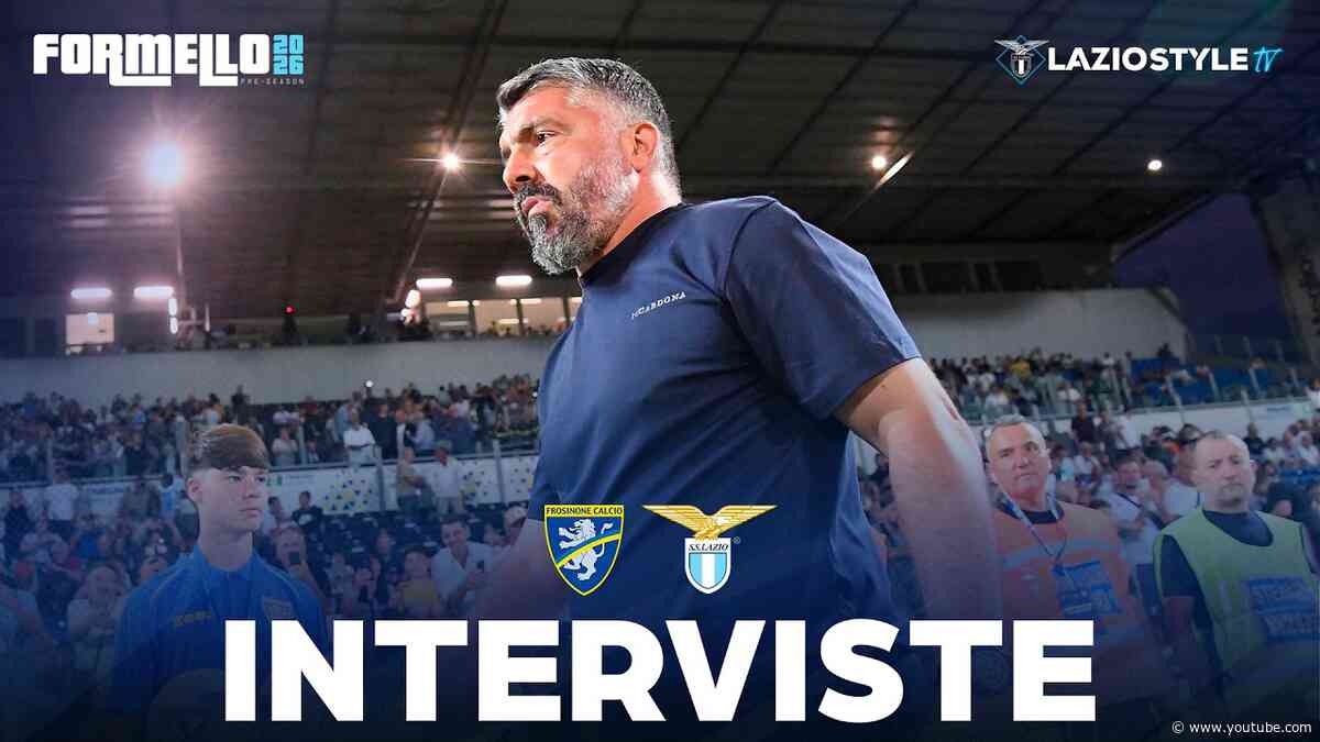 🗣️ LE INTERVISTE POST FROSINONE-LAZIO
