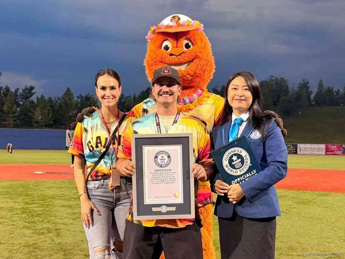 ‘It was electric’: Fort McMurray Giants break Guinness World Record