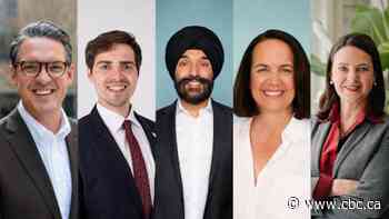 5 candidates for Ontario Liberal Party leadership to take part in 1st debate Monday