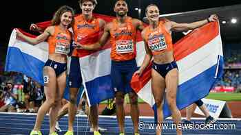 Nederland pakt zonder Femke Broeders-Bol brons op de 4x 400 meter gemengde estafette