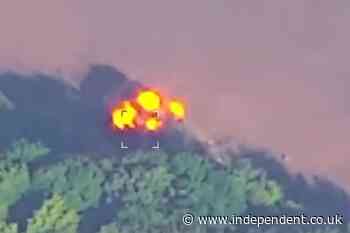 Moment Ukraine’s Black Forest Brigade destroys Russian air defence command centre
