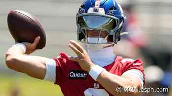 Dart's slide receives rave reviews at Giants camp