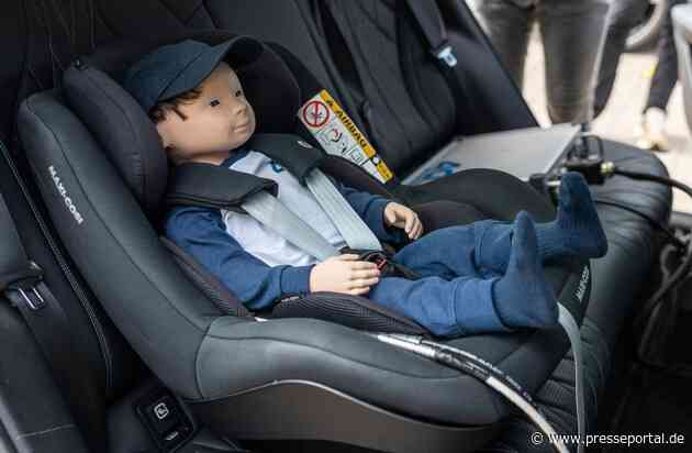 Achtung, Kind im Auto! / ADAC untersucht Systeme zur Erkennung von Kindern im Auto / Bei schlafenden Säuglingen versagen viele Warneinrichtungen