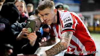 James McClean's dream return to hometown club turns into a nightmare: Derry City attempt to rip up poppy-protest footballer's contract - with defiant star, 37, set for training ground showdown