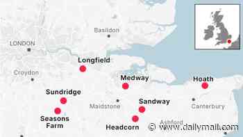 Ten traveller camps spring up in Kent as the Garden of England sees deluge of illegal sites