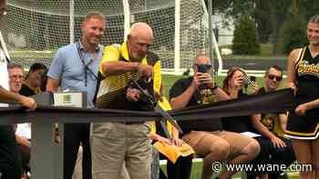 Snider dedicates new football complex as 'Russ Isaacs Stadium'