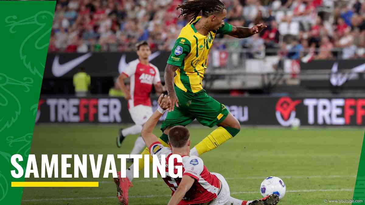 Samenvatting AZ - ADO Den Haag 2-0 (08-08-2026)
