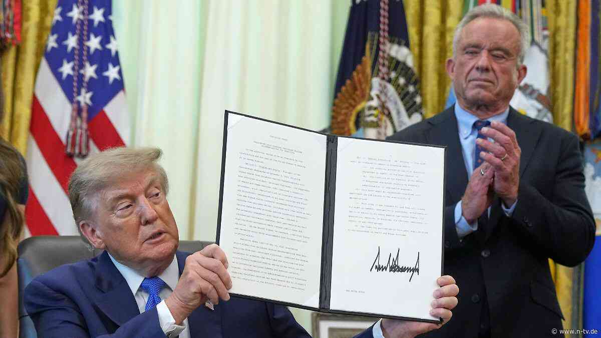 "Ziemlich tödlich": Trump streicht Impfempfehlungen für Kinder zusammen