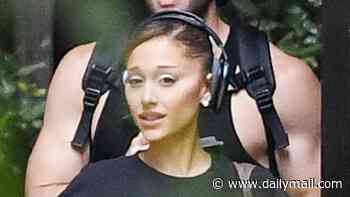 Ariana Grande appears frail as she dons mask in first sighting since announcing plans to step out of public eye