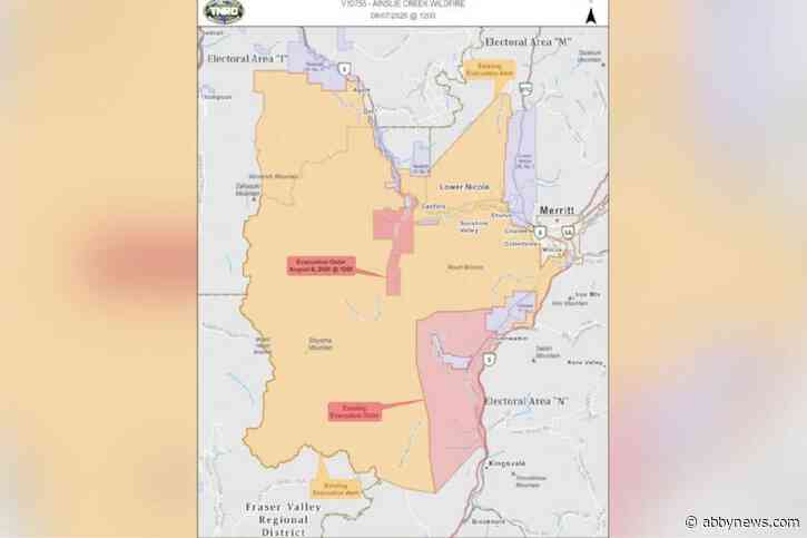 118 properties now on evacuation alert due to Ainslie Creek wildfire