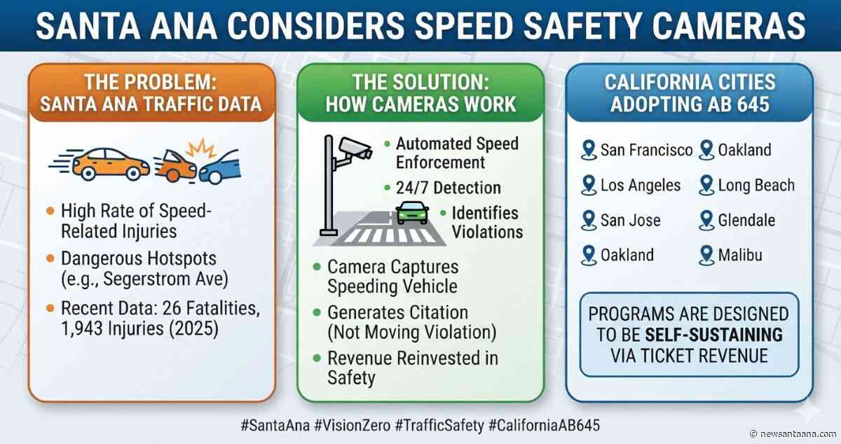 Santa Ana takes aim at reckless driving: why speed cameras are a win for public safety