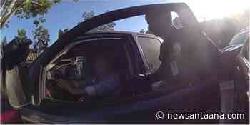Irvine Police use drone to stop Santa Ana DUI suspect after near-miss collision