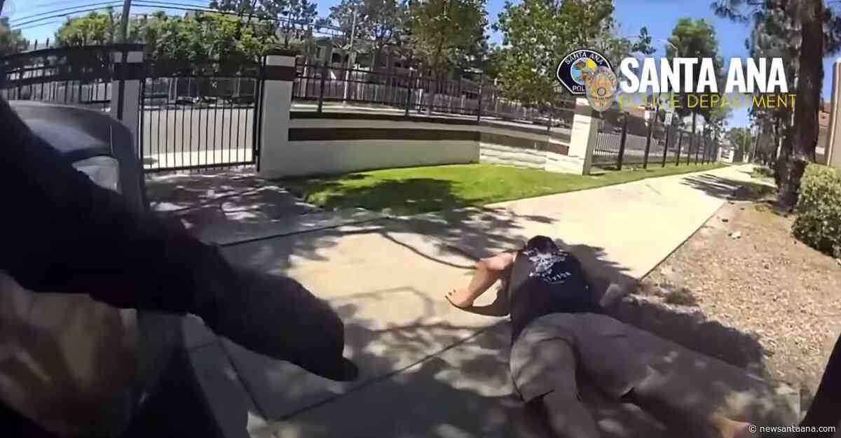 Santa Ana Police drone Eagle-1 tracks down violent porch thief in minutes