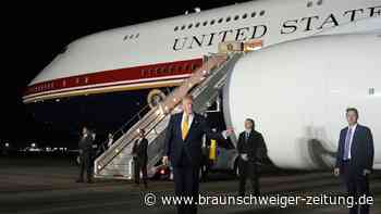 Trump schmuggelte sich in Catering-Laster aus der Air Force One