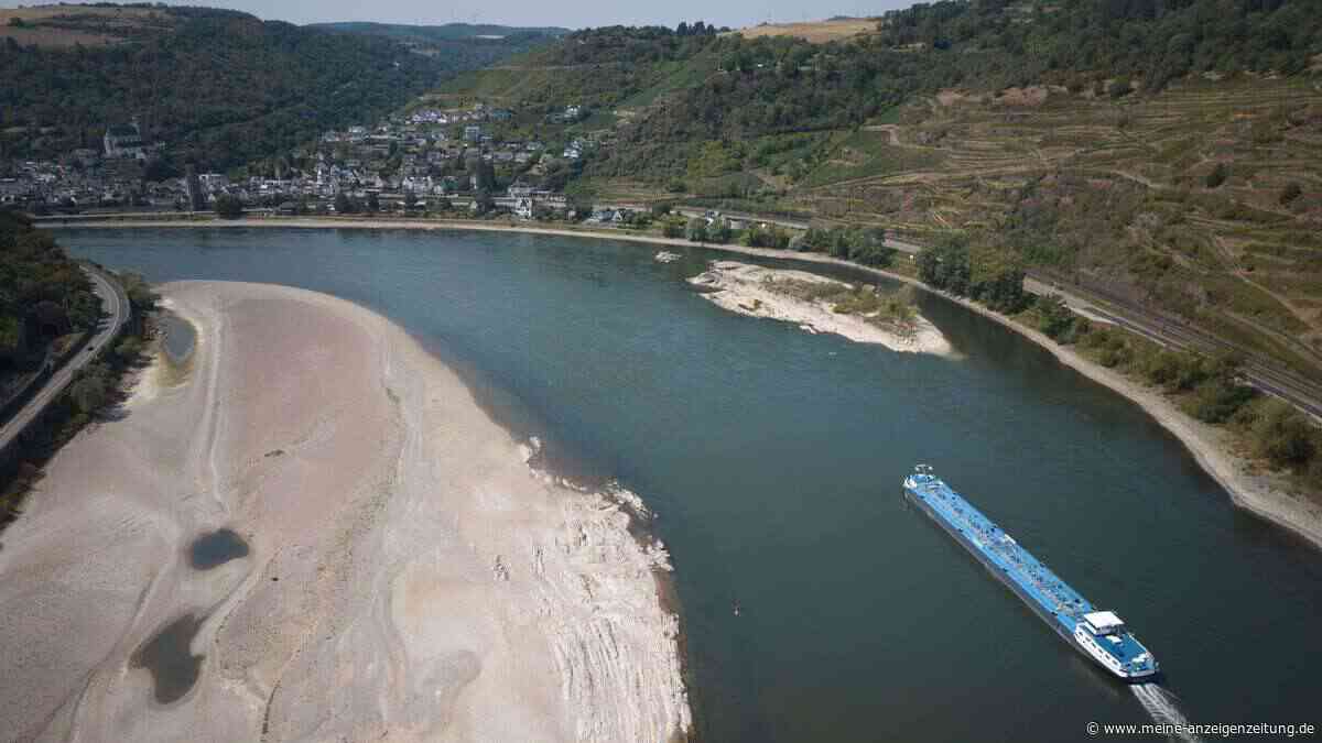 Niedrigwasser am Rhein macht Tanken teurer