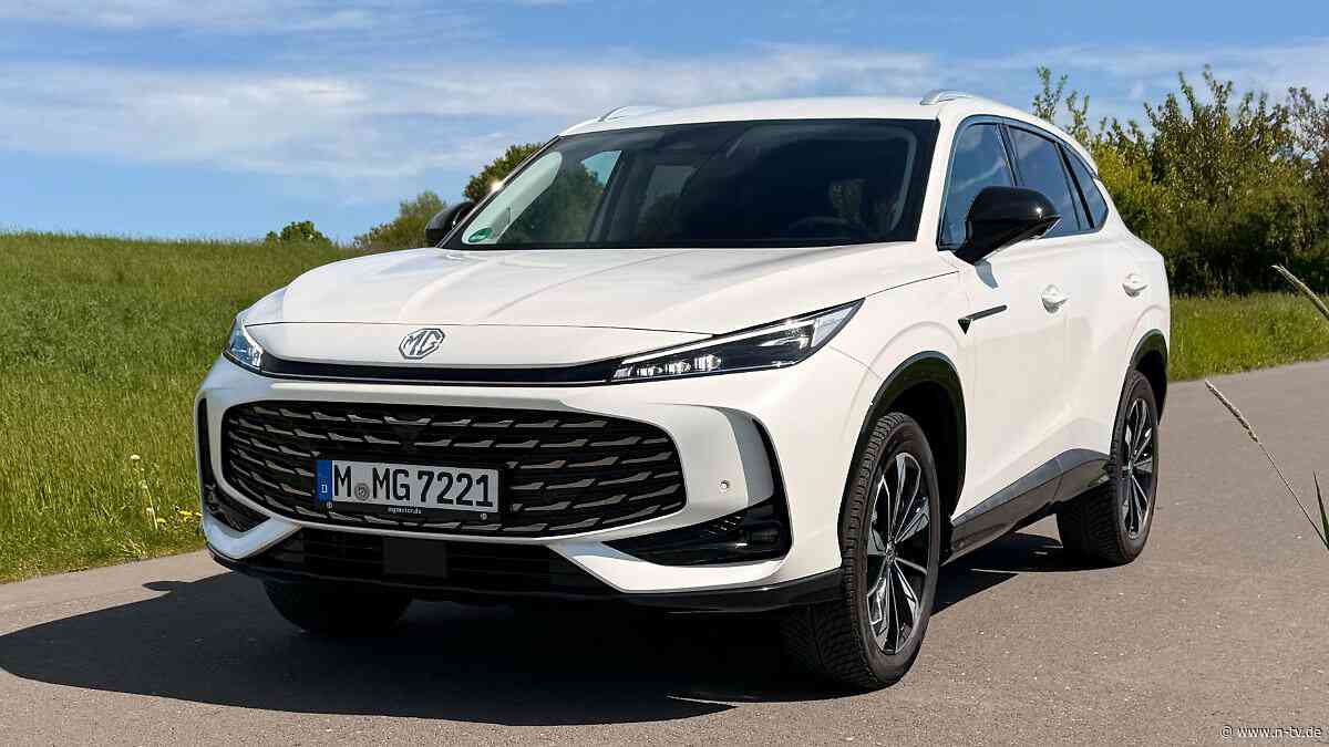 Schnapper ohne Reichweiten-Leine : Großer MG HS Hybrid+ im Test - fährt ruhig und weit
