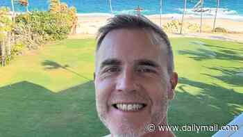 Gary Barlow, 55, says he's 'finally out of the tour bubble' after battling with age-related challenges during the Circus shows as he shares shirtless snaps from family holiday in Mexico
