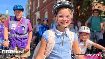 What is a bike train and why do kids love them?