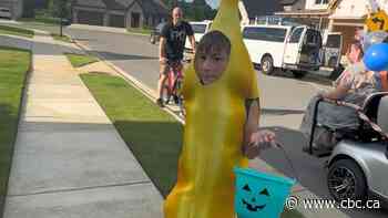 11-year-old goes trick-or-treating for his summer birthday | The Moment