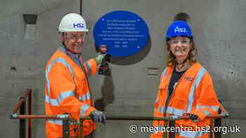 Future of UK rail meets its past: HS2 unveils plaque in honour of Brunel family