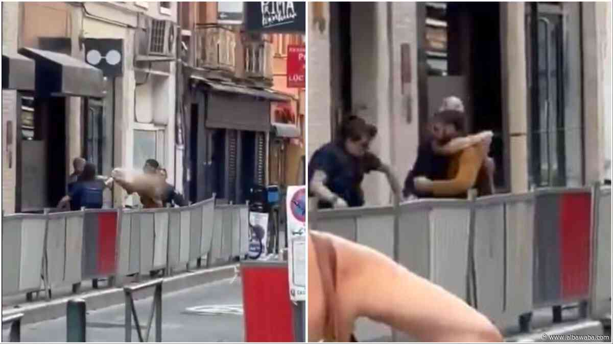 Video: Man with knife stabs 2 police officers in Toulouse, France