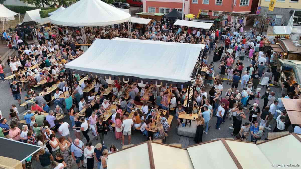 Super-Sommer sorgt für Besucher-Ansturm auf Mittelaltermarkt in historischer Altstadt