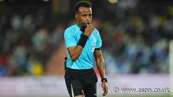 Barred Somali WC ref 'grateful' for Super Cup shot