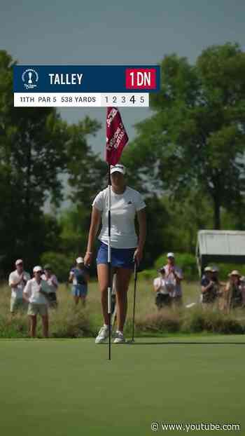 Talley takes the lead 💪 She is 3 up after 18 holes in the U.S. Women’s Amateur final.