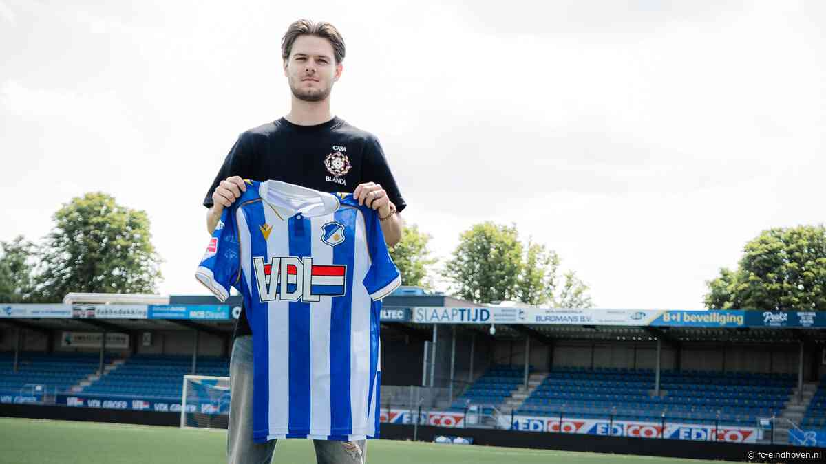 Raf van de Riet tekent tweejarig contract bij FC Eindhoven