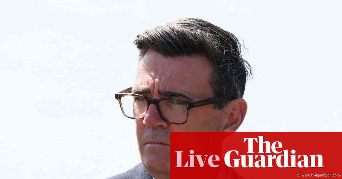 Rayner says Burnham won’t accept ‘system says no’ advice over prisoner release scheme – UK politics live