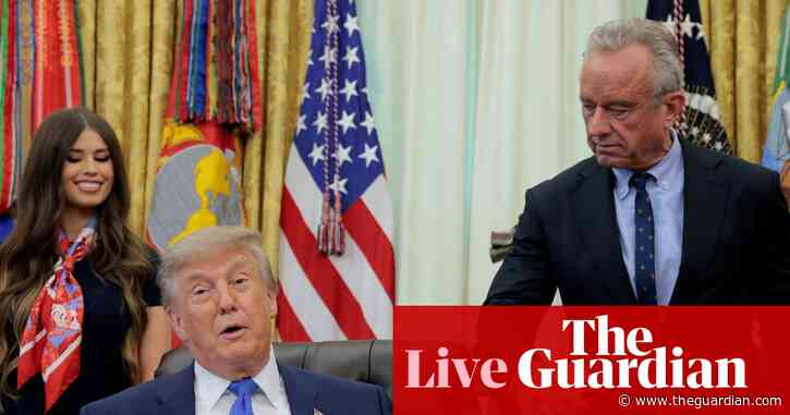 Doctors and lawmakers condemn Trump order calling for sweeping changes to childhood vaccines – as it happened