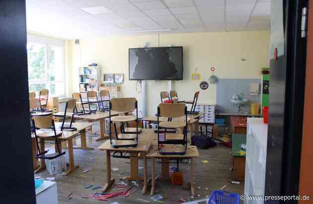 POL-SU: Einbruch und massive Sachbeschädigung in Grundschule - Sehr hoher Sachschaden
