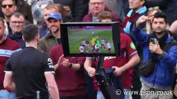 UEFA referee chief calls for change in VAR use