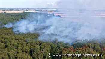 Firefighters to remain on scene of nature reserve fire for ‘days to come’