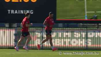 Souths star spotted back at training