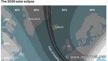 Sick of the heatwave? Temperatures will drop by 'several degrees' for around an hour this week - thanks to the solar eclipse