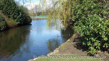 The Green Flag Rochdale park with miniature steam railway, lake, and children's play areas