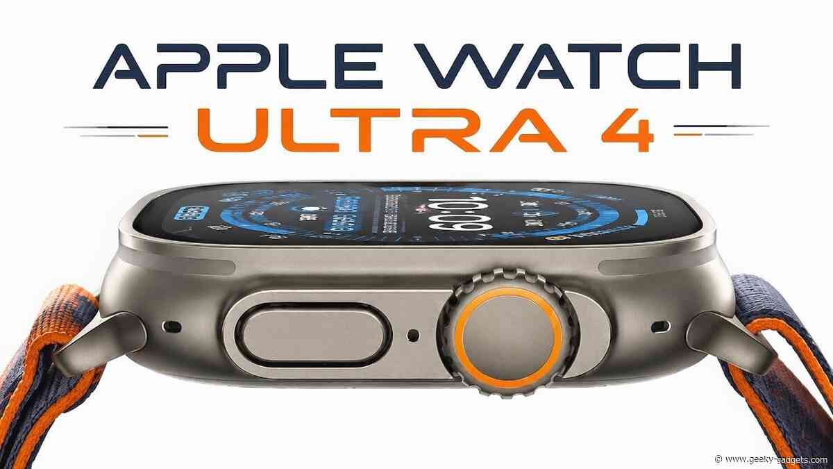 New Apple Watch Ultra 4 Leak Points to 3 Major Upgrades