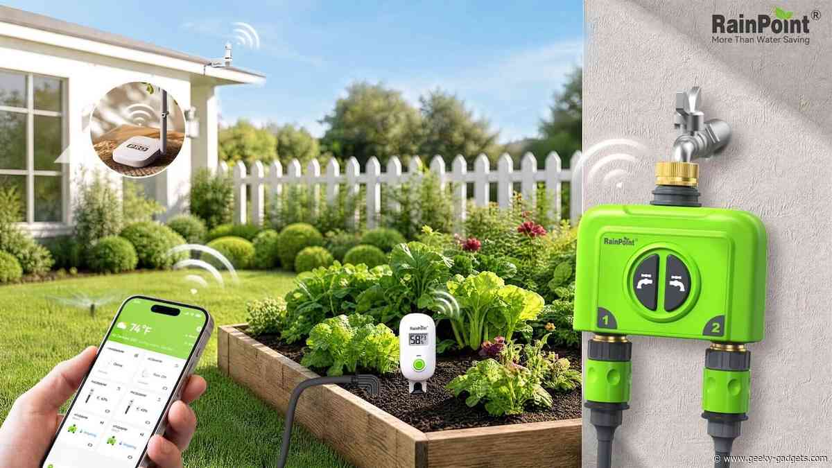 RainPoint Turns Outdoor Watering Into a Connected Smart Garden Ecosystem