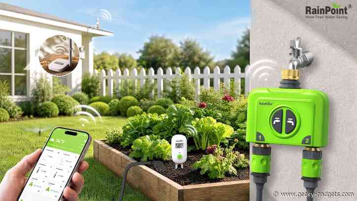 RainPoint Turns Outdoor Watering Into a Connected Smart Garden Ecosystem