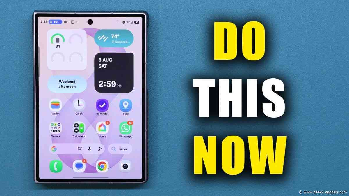 Just Got the Galaxy Z Fold 8? Must-Change Settings to Unlock Its Full Potential
