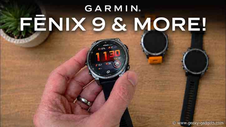 FCC Filings Reveal Garmin Fenix 9 Series with LTE Specs