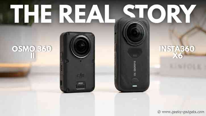 DJI Osmo 360 II Tops Insta360 X6 with 8K 60Fps Video Support