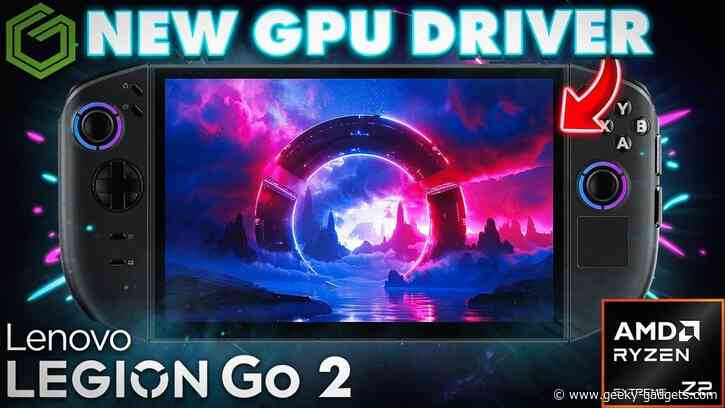 Legion Go 2 Z2 Extreme GPU Driver Update Released