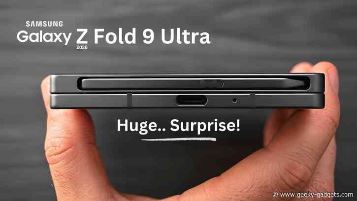 Samsung Galaxy Z Fold 9 Ultra Could Be in the Works