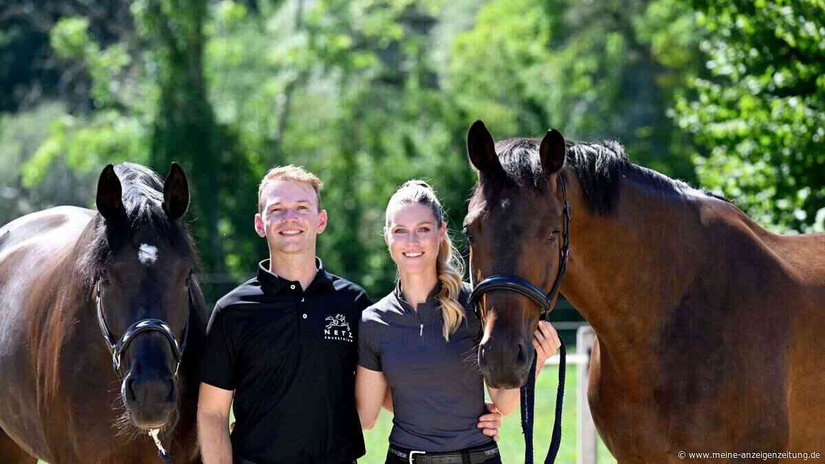 Raphael Netz reitet bei seiner ersten WM: Partnerin Selina Söder unterstützt ihn in Aachen
