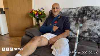 Motorcyclist believes protective gear saved his life
