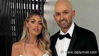 Emma Lyon cuts a stylish figure as she announces she's expecting second child with cricket star husband Nathan